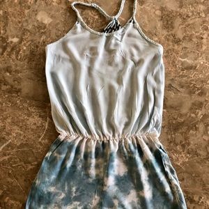 Vintage Havana • girls tie dye romper • L